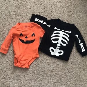 Halloween onesie & shirt